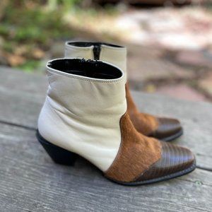 Vintage Tony Lama Western Ankle Boots, Size 5.5